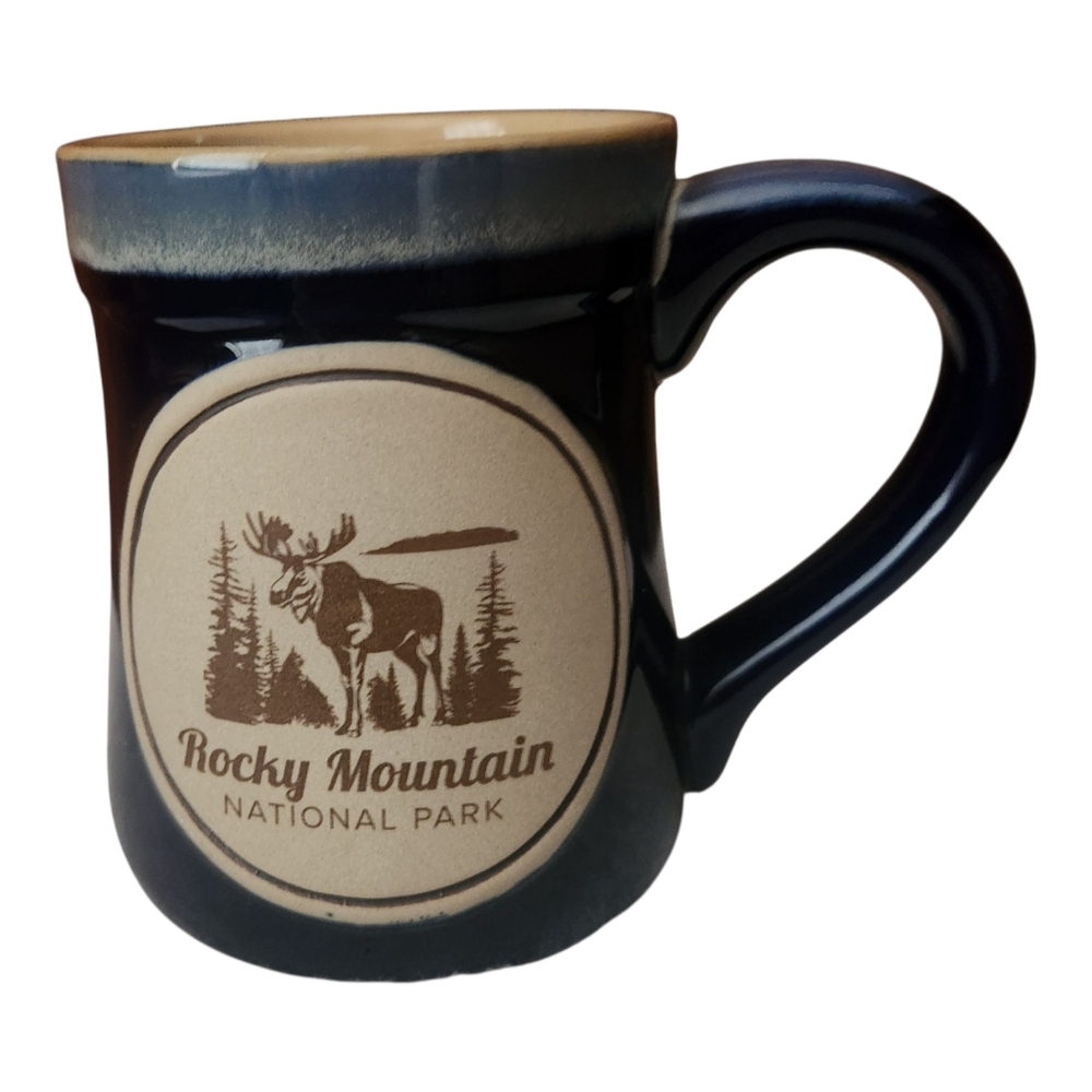 Blue and Cream Mug